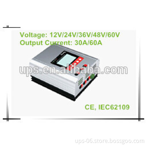 12V/24V/48V 30A 40A 50A 60A solar charge controller for cheap sale,one year warranty